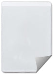 ChanCam vinyl sleeve, open short side, adhesive back, insert size: 7 3/4 x 12 1/4, product size: 8 x 12 1/2, package quantity 500, 4 mil adhesive back / 6 mil clear vinyl front