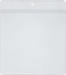 ChanCam vinyl sleeve, open short side, hanging document holder, insert size: 3 1/4 x 4 3/4, product size: 3 1/2 x 5 1/2, package quantity 500, 7.5 mil clear vinyl