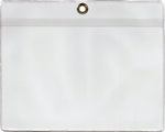 ChanCam vinyl sleeve, open long side, hanging document holder with brass eyelet, insert size: 9 3/4 x 7 1/4, product size: 10 x 8, package quantity 500, 7.5 mil clear vinyl