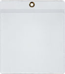 ChanCam vinyl sleeve, open short side, hanging document holder with brass eyelet, insert size: 2 3/4 x 4 5/8, product size: 3 x 5 3/8, package quantity 500, 7.5 mil clear vinyl